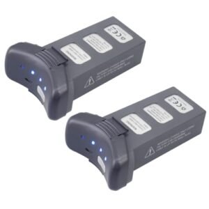 Fytoo 2PCS 7.4V 2500mah Lithium Battery for HS100 S70W T35 HS100G MQ001 Quadcopter Spare Parts Aircraft Drone Battery Grey (2PCS)