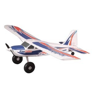 Fms 1400MM Kingfisher Trainer RC Planes for Adults with Wheels Floats Skis Flaps 5CH PNP Reflex No Radio Battery Charger