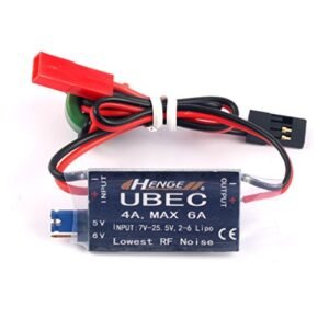 FEICHAO 4A UBEC Switch Mode BEC for Max Luxurious RC Helicopter 7V 25.5V Input 5V 6V Output