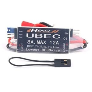 FEICHAO 8A UBEC Output 5V or 6V 8A Max 12A Input 7V to 25.5V 2 6S Lipo 6 16 Cell NI Mh Input Switch Mode BEC for Heli Max RC Helicopters