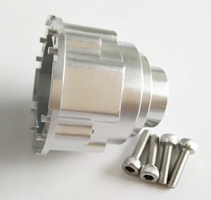 Gorilla RC Hobbies Aluminum Front or Center Differential Carrier Silver for UDR 1/7 RC Traxxas Unlimited Desert Racer 8581