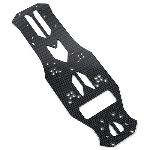 Yeah Racing 2.5mm Graphite Chassis Plate HPI Sprint 2 SPT2 010