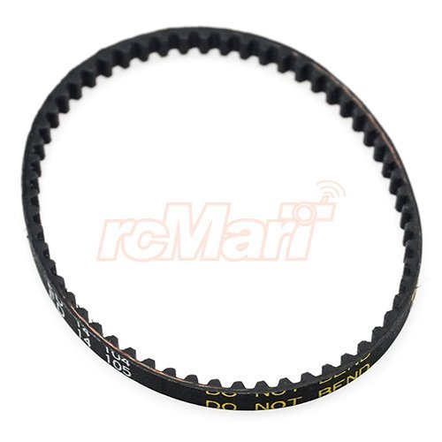 Yeah Racing Rear Urethane Belt 4mm S3M174 Compatible with HPI Racing RC Parts for Sprint 2