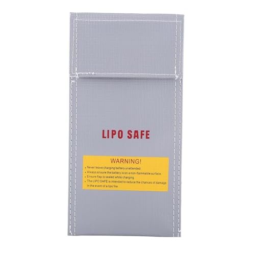 Dilwe RC Lipo Battery Fireproof Explosion Proof Safety Guard Bag 100 x 200mm