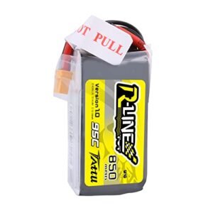 TATTU R-Line 850mAh 14.8V 95C 4S LiPo Battery Pack with XT60 Plug for Multirotor FPV Size 100 to 180 Do I Need a Jumper from R to RC