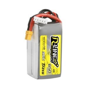Tattu R Line 850mAh 14.8V 95C 4S LiPo 100 RC Battery Pack with XT30 Plug for FPV Racing Drones