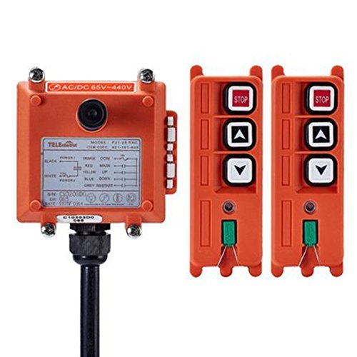 Roxu RC Crane Industrial Wireless Remote Control 2 Transmitter 1 Receiver F21 2S AC DC 65 440V