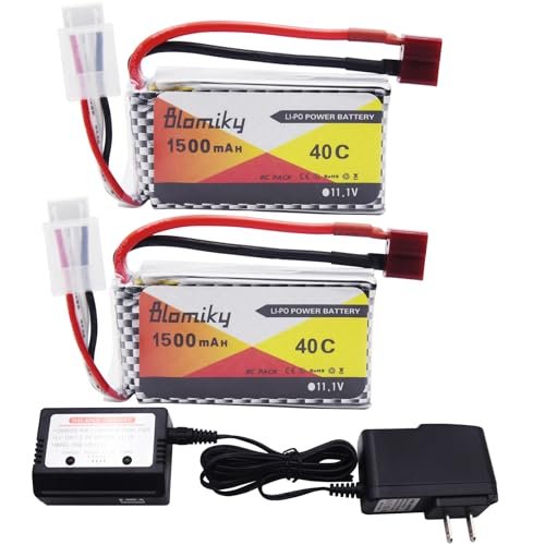 Blomiky Lexus RC 350 Oil Filter 11.1V 1500mAh 35C Lipo Battery with T Plug for RC Vehicles