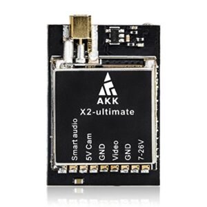 AKK X2 Ultimate 5.8GHz Switchable FPV Transmitter 1000mW Long Range RC FPV OSD Compatible with Betaflight