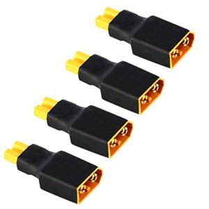 FLY RC 4pcs XT60 Male to XT30 Female Adapter Connector for Flame Runner RC Car Drone Battery Charger ESC