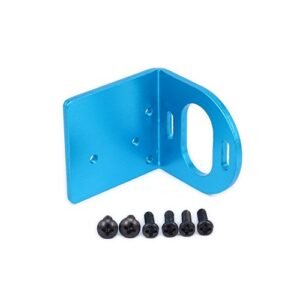 HobbyCrawler Adjustable 540 Motor Mounting Mount Fixed Bracket Holder for Wltoys 1 12 12428 12423 12628 FY01 02 03 04 05 Desert Buggy Best Short Course RC Car Upgrade Parts Blue