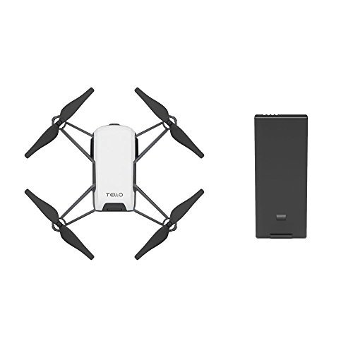 Tello Quadcopter Drone with HD Camera VR Powered by DJI Technology Intel Processor Featuring PEI Intel RC Code Execution for Coding Education DIY Accessories Throw and Fly with Extra Battery