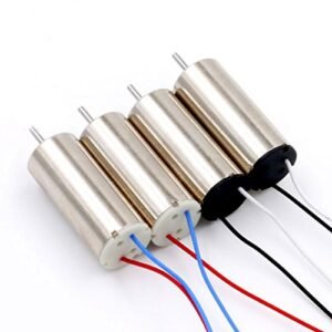 8520 Brush Motor 8.5x20mm 1S/3.7V coreless x4pcs for 80-130mm RC Mini Drone