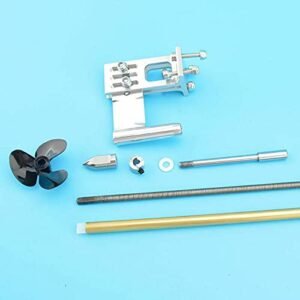 Gizmovine RC Boat T03 4mm Flex Shaft Cable Stainless Steel Drive Dog Prop Nut Prop Shaft