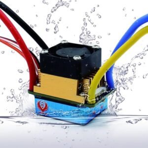 INJORA 480A Brushed Speed Controller ESC with 6V 3A BEC for Tamiya Classic RC Cars SCX10 D90 HSP RC Car Waterproof