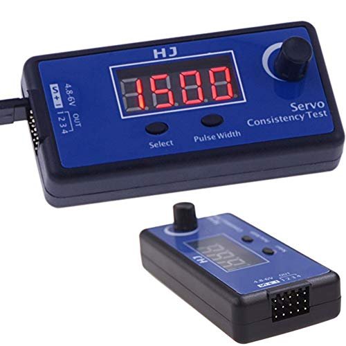 DIYmall HJ Digital RC Servo Tester ESC Throttle Calibration for RC Car Helicopter Airplane Motor Speed Controller