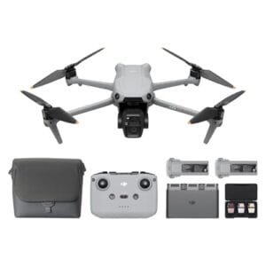DJI Air 3S Fly More Combo RC N3 Drone with 1 Inch CMOS Wide Angle Medium Tele Camera 4K 60fps HDR Video Nightscape Omnidirectional Obstacle Sensing 3 Batteries for RC Hobbies More