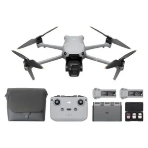 DJI Air 3S Fly More Combo RC N3 Drone with 1 Inch CMOS Wide Angle Medium Tele Camera 4K 60fps HDR Video Nightscape Omnidirectional Obstacle Sensing 3 Batteries for RC Hobbies More