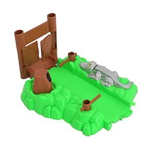 QUOXO Crocodile Hunter RC Truck Alligator Gate Decoration Tracks Accessories Replacement DIY Tracks Assembly Accessory for Children