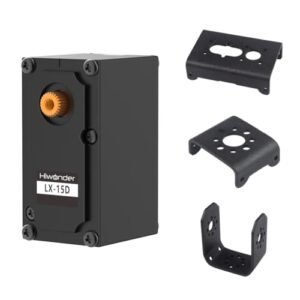 LX 15D Serial Bus Servo with Bracket Dual Bearing Full Metal Gear Steering Servo for RC 135 Jet High Torque 15KG.CM 6V 17KG.CM 7.4V Control Angle 240°