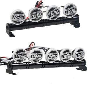 Benedict Harry Metal Roof LED Light Bar 5 LEDs Compatible with Bone Crawler RC Truck SCX10 D90 TRX4 1 10 Scale Models