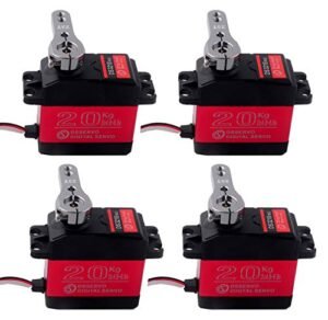 PLESIU DS3218 Digital Servo 20KG High Torque Waterproof for RC Tires