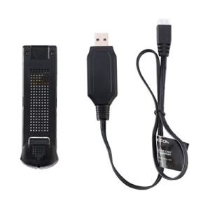 DROCON Spacekey DC 014 Drone Battery and Charger Set 3.7 Voltage 2 Battery Version