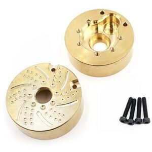 Yeah Racing Brass 118g Portal Cover Front or Rear 2pcs For Traxxas TRX4