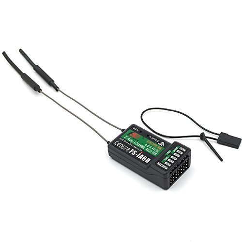 FLYSKY FS iA6B Receiver 6CH 2 4GHz AFHDS2A for Ferrari FXX RC Remote Control Car with Double Antenna