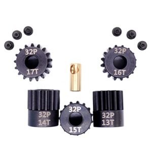 MakerDoIt 32P 5mm Pinion RC Gear Set 13T 14T 15T 16T 17T with Hex Key