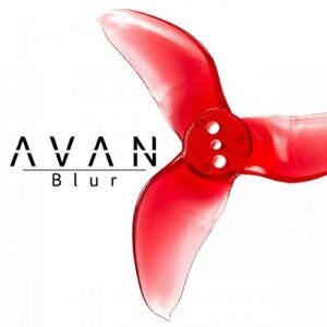 EMAX Avan Blur 2x1.9x3 Propeller 1.5mm Red for Babyhawk Race 2 Inch