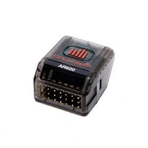 Spektrum AR620 6 Channel Black RC Car Receiver Full Range Performance