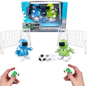 MUKIKIM SoccerBot RC Soccer Robots Remote Control Soccer Game for Kids with USB Rechargeable Feature
