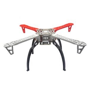 Share Goo F450 4-Axis Multi Rotor Airframe 450mm Drone Frame Airframe FrameWheel with Landing Skid Gear for RC Quadcopter Aircraft Frame Kits