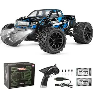 HAIBOXING 1/18 RC Cars 4WD Off Road Monster Trucks 36KMH High Speed 2.4GHz Remote Control Electric Waterproof Vehicles Rechargeable Battery for Kids Adults RTR