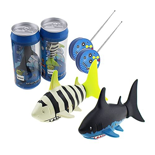 Tipmant Tiger Shark Nitro RC Boat Remote Control Electric Toy for Kids Pool Water Swim