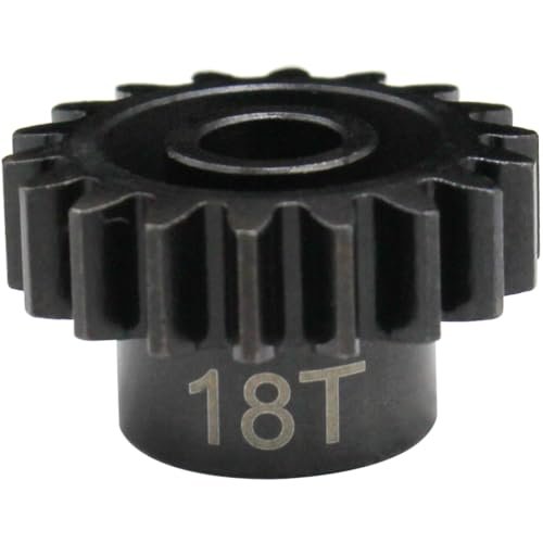Hot Racing NSG18M15 18t Mod 1.5 Hardened Steel Pinion Gear 8mm Bore for RC Batmobile Hot Wheels