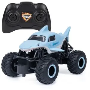 Monster Jam Official Megalodon Remote Control RC Monster Truck 1 24 Scale 2 4 GHz Toy for Kids Ages 4 and Up