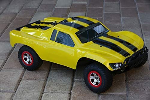 SummitLink Custom Yellow Bumblebee Style Replacement Body for 1/10 Scale RC Car or Truck SS BEE 03
