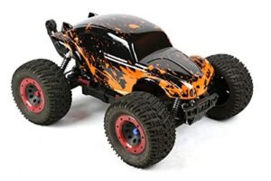 SummitLink Compatible Custom Body Muddy Orange Over Black Replacement for 1/10 1/8 Scale RC Car or Truck (Truck not Included) B-BR-02