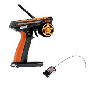 Goolsky Flysky FS GT3C 2.4G 3CH LCD RC Transmitter and Receiver for Cesa 1882 RC Boat Orange