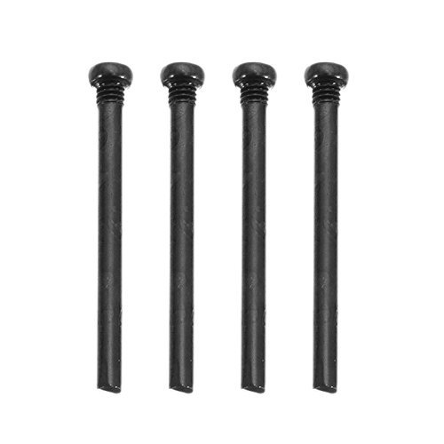 Utini 4PCS Black Round Machine Teeth Compatible with 9125 1/10 2 4G 4WD RC Car Parts No 15 LS16