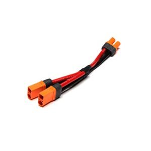 Spektrum Parallel Y Harness IC5 Battery 6 Inch Wires 10 AWG SPMXCA509 for Pandora RC Body 1 10