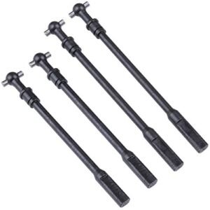 HobbyPark RC Rock Crawler Tire Foam Compatible Metal Drive Shaft Set of 4 for Redcat Everest 10 1 10 Scale