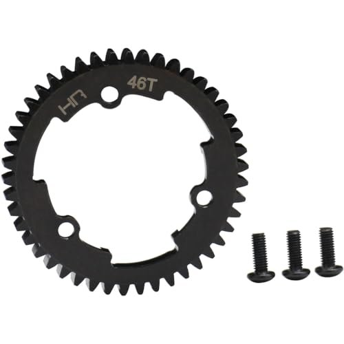Hot Racing ERVT46M01 46t Mod 1 Steel Spur Gear for The Batman RC Hot Wheels E Revo 2 XO 1