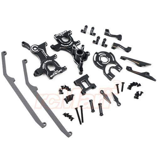 Yeah Racing Aluminum Performance Upgrade Kit for Lexus RC F Performance Yokomo YD2S Black YKYD S03BK