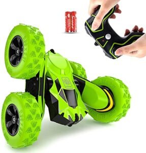 Joyjam Off Road RC Truck Kits for Kids and Adults 4WD 2.4Ghz Remote Control Stunt Car with 360 Degree Rotating Wheels