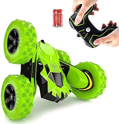 Joyjam Off Road RC Truck Kits for Kids and Adults 4WD 2.4Ghz Remote Control Stunt Car with 360 Degree Rotating Wheels