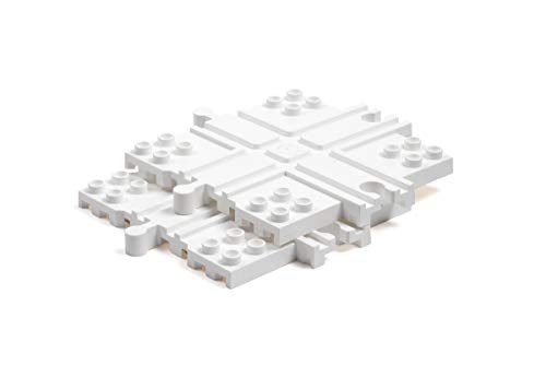 Universal Compatible Connector Riser Baseplate for Nitro RC Tracks and Wooden Train Sets 2 Pack