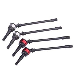Ohio IT RC SCX10 Remote Control Car 4 Pcs Hard Steel Front Axle Drive Shaft Accessory Parts